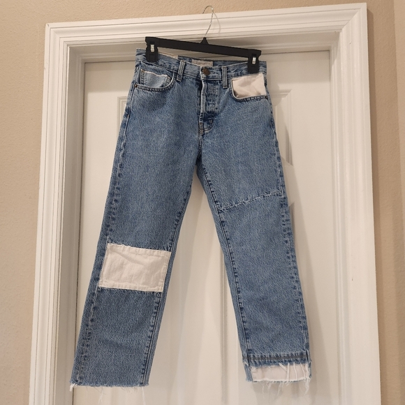 Current/Elliott Denim - Current/Elliot DIY Original Straight Jeans Size 24